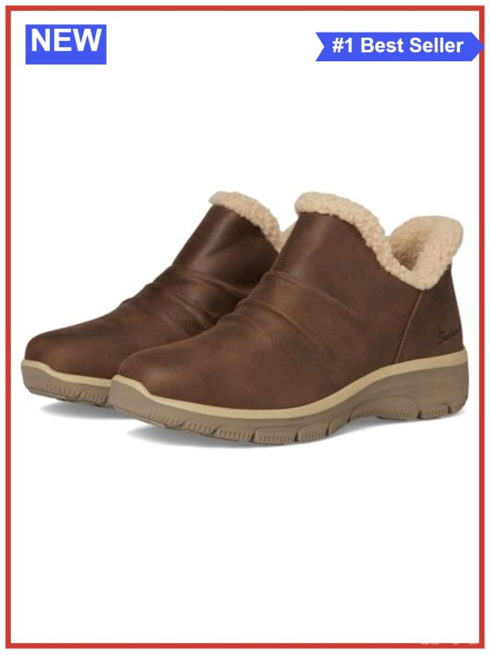 Skechers Women's Easy Going Sweet Treasure Slip-On Ankle Booties